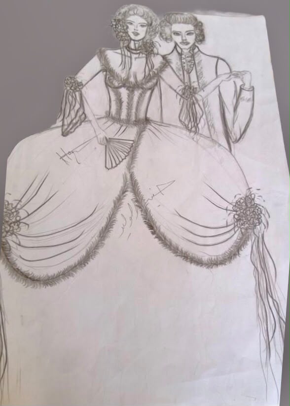 Original design sketch by Anna Stella