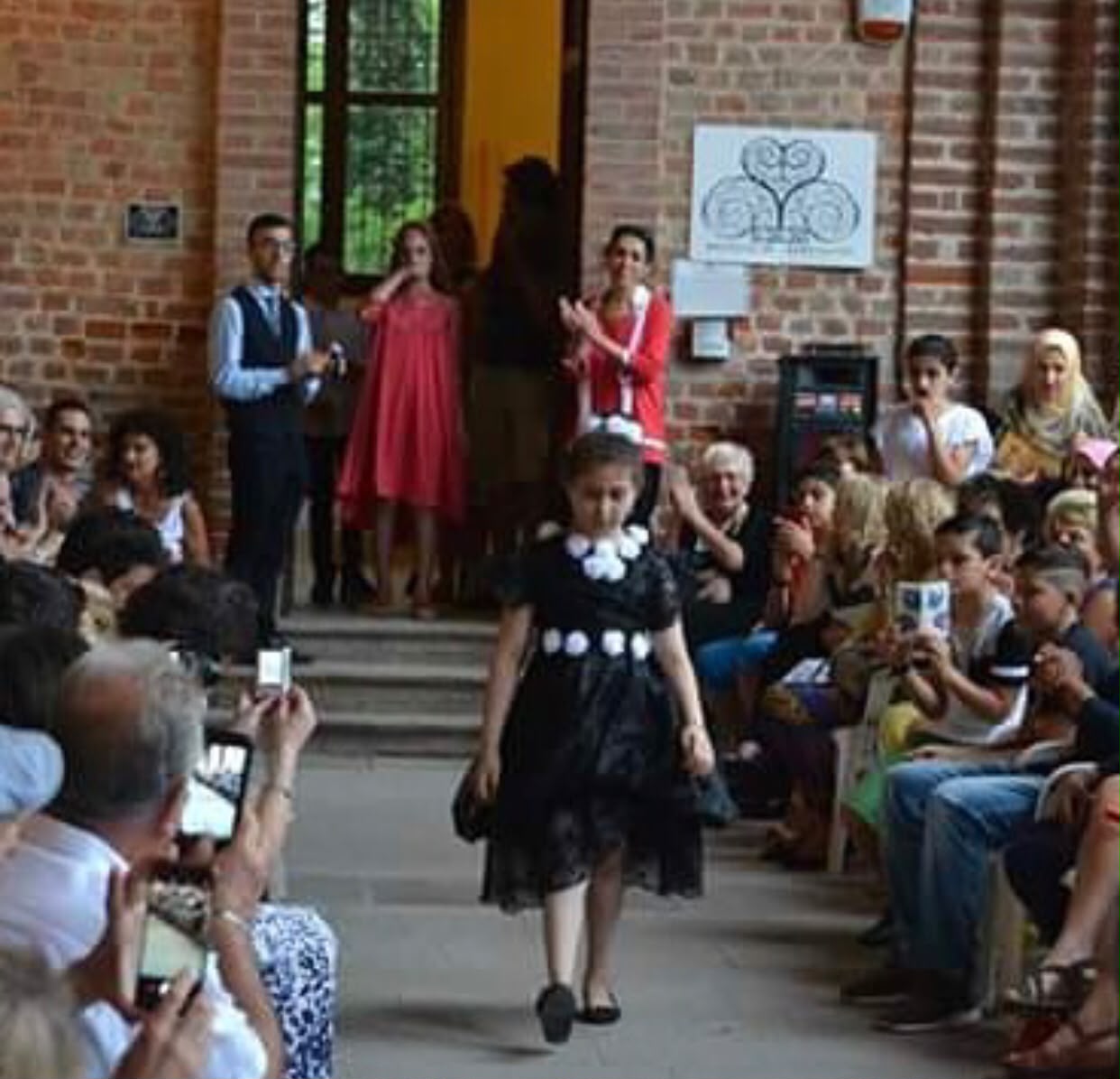 Children's dresses by Anna Stella at our fashion show